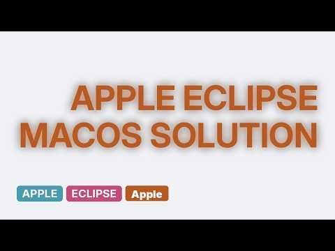 Apple: Eclipse 'luna' installing issues on MacOs Sierra 10.12