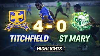 Tichfield 4 - 0 St Mary Tech Issa Dacosta Cup SchoolBoy Football Highlights 