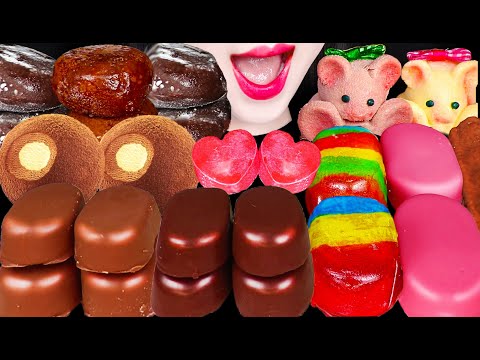 ASMR CHOCOLATE DESSERT <strong>TICO</strong> ICE CREAM EATING 초콜릿 디저트 티코 아이스크림 먹방 MUKBANG