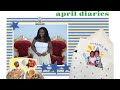 april diaries 🌷 birthdays, burgers & wedding bells