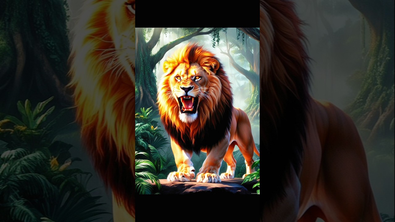 Lion Roaring Insane Images🔥🦁 