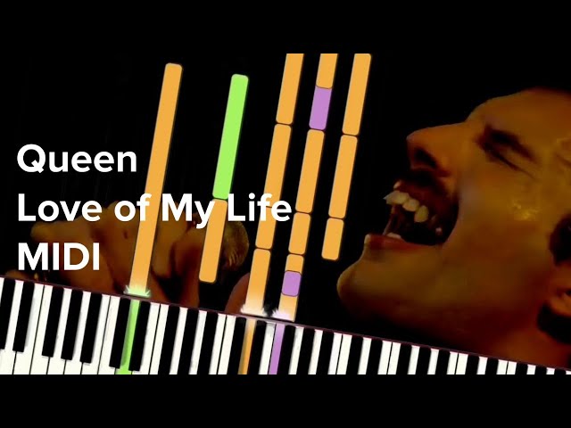 Queen — Love of My Life MIDI Download class=