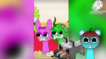 Sprunki and Minecraft Fight Cloud add round 2 kinemaster 