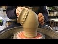 Throwing / Making a Pottery Salt Pot on the wheel