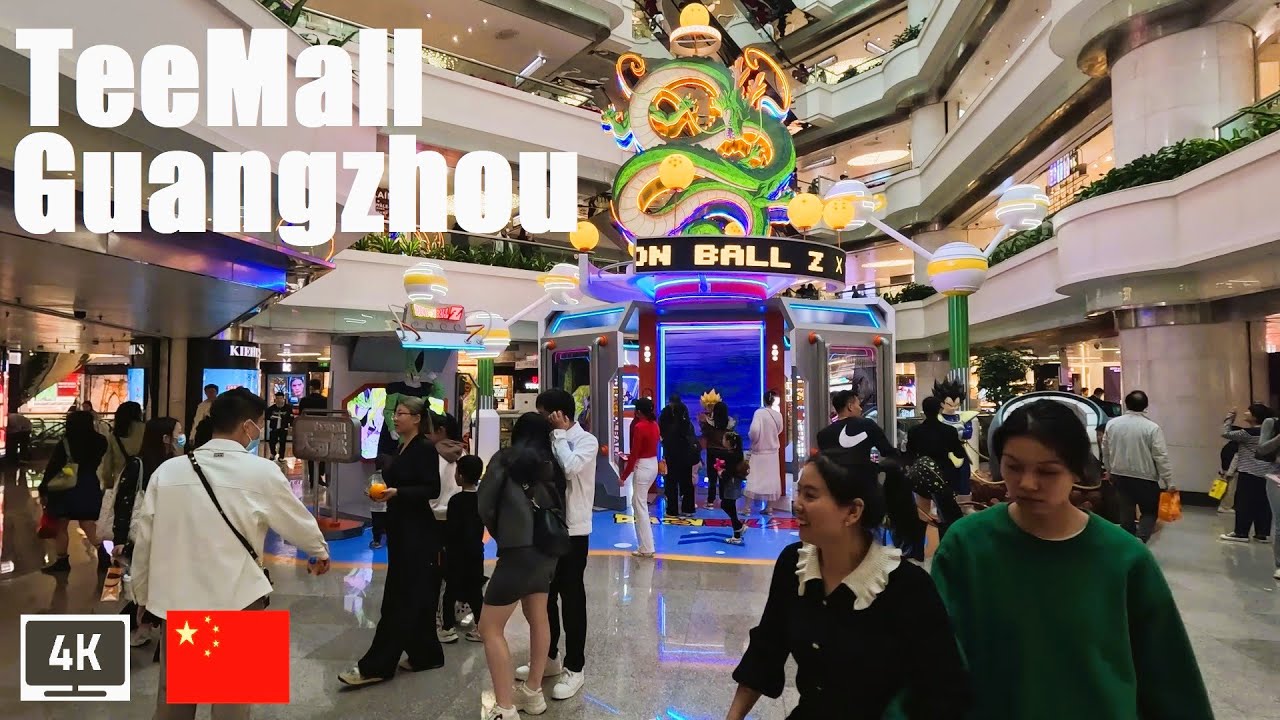 🛍4K 🇨🇳 TeeMall, Guangzhou, Chinese Shopping Malls