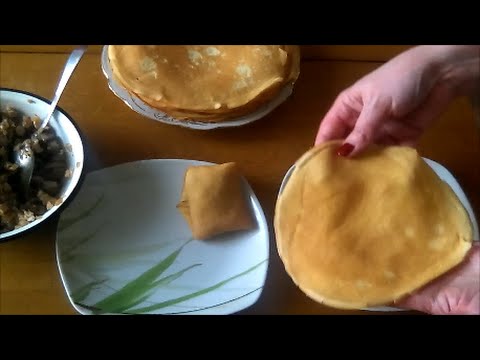 Видео рецепт Начинка для блинов из курицы