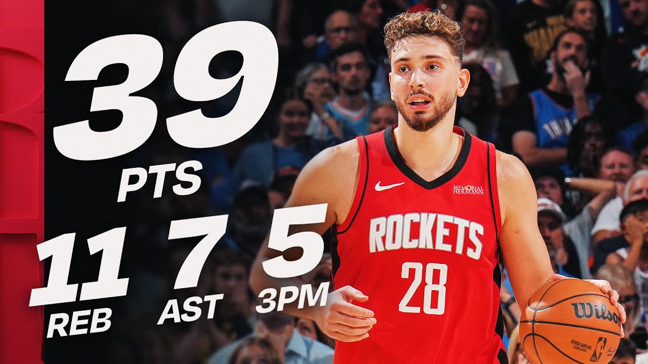 Alperen Sengun's DOMINANT DOUBLE-DOUBLE In OKC | October 21, 2025