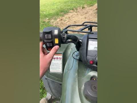 How to start Honda Rancher stuck in Gear #atv #honda #outdoors #quad