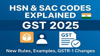 HSN & SAC Codes Explained in Kannada | GST 2025 Update | HSN Basic Details| #hsncode #saccode #gst