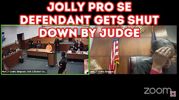 Pro Se Defendant Gets Shut Down After Multiple Attempts