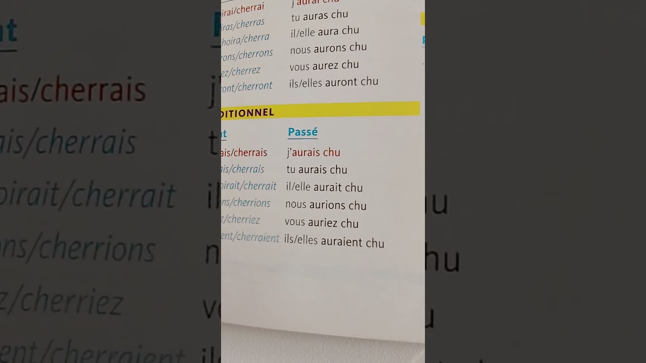 choir au conditionnel passé