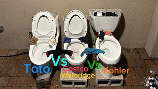 What toilet should I buy? Toto ultramax ll vs Costco WaterRidge vs Kohler highline pressure lite!!