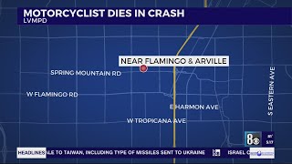 Fatal motorcycle and car crash in southwest Las Vegas valley leaves 1 dead