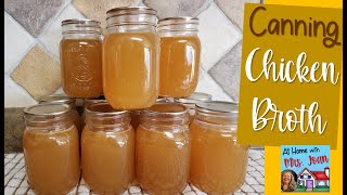 Canning Chicken Broth