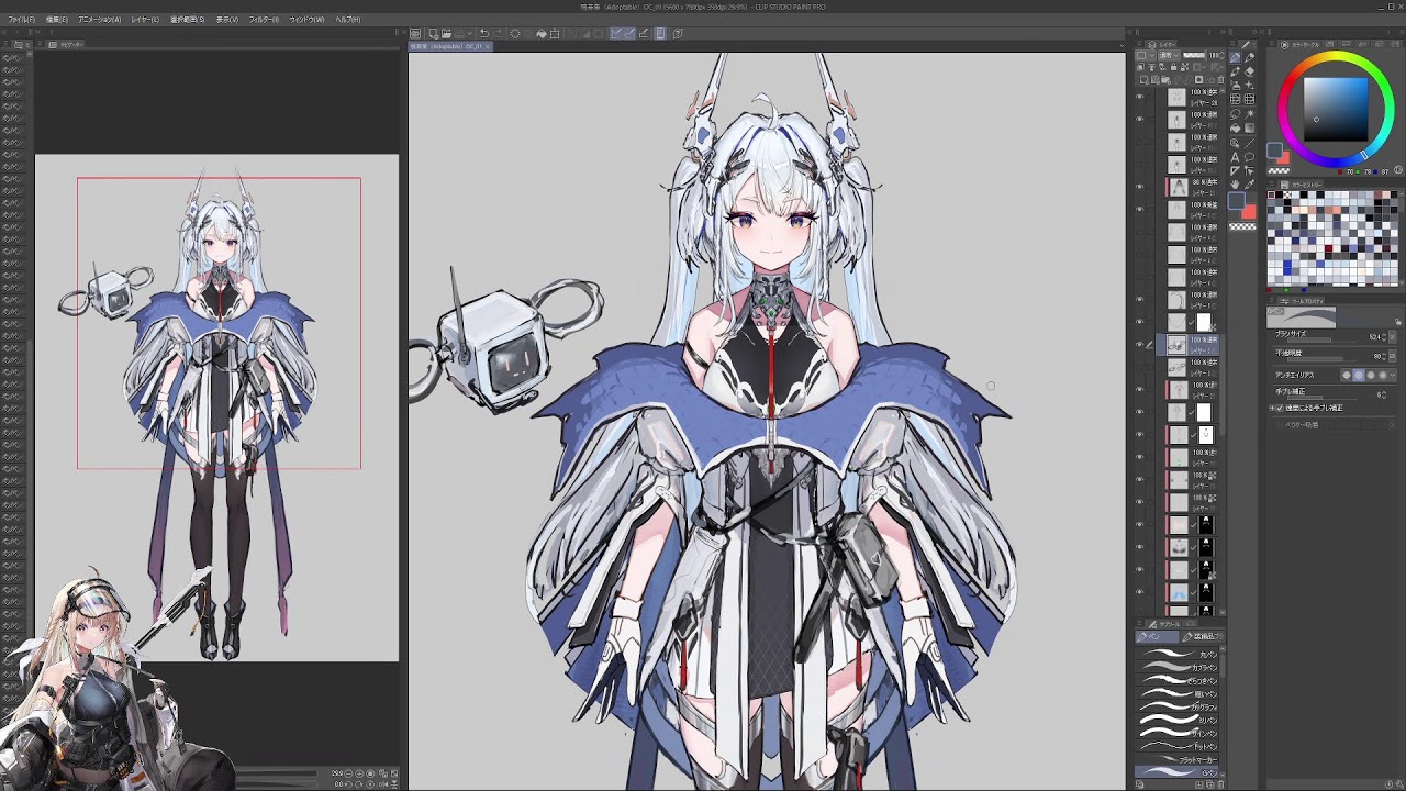 【お絵描き配信】VTuberモデル制作をしてみる【魂募集予定】 / One-off VTuber Art [Adoptable]_20260209