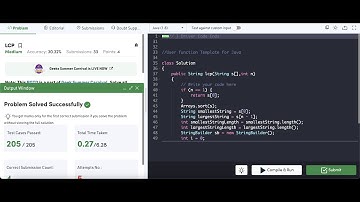 Problem of the Day : LCP (Longest Common Prefix)