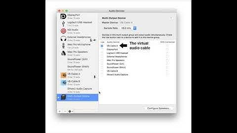 OBS-ZOOM for Teaching: How to configure Mac Audio MIDI Setup