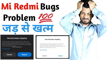 mi redmi app not working । Mi bug report solution । Mi bug problems fix