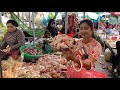 Another Market In My Province Show / Crispy Chicken Wings Recipe / Prepare By Countryside Life TV