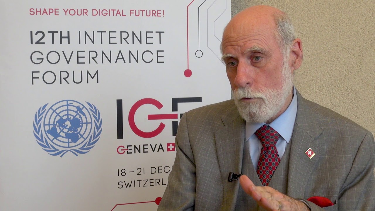 Global IGF 2017: Vint Cerf on Internet Regulation