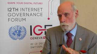 Global IGF 2017: Vint Cerf on Internet Regulation