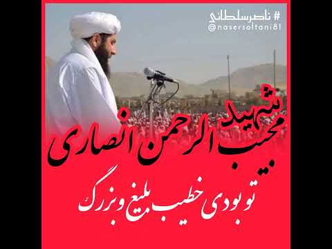 شهید وطن افتخار وطن عزیز دل داغدار وطن شهادت مولانا مجیب الرحمن انصاری