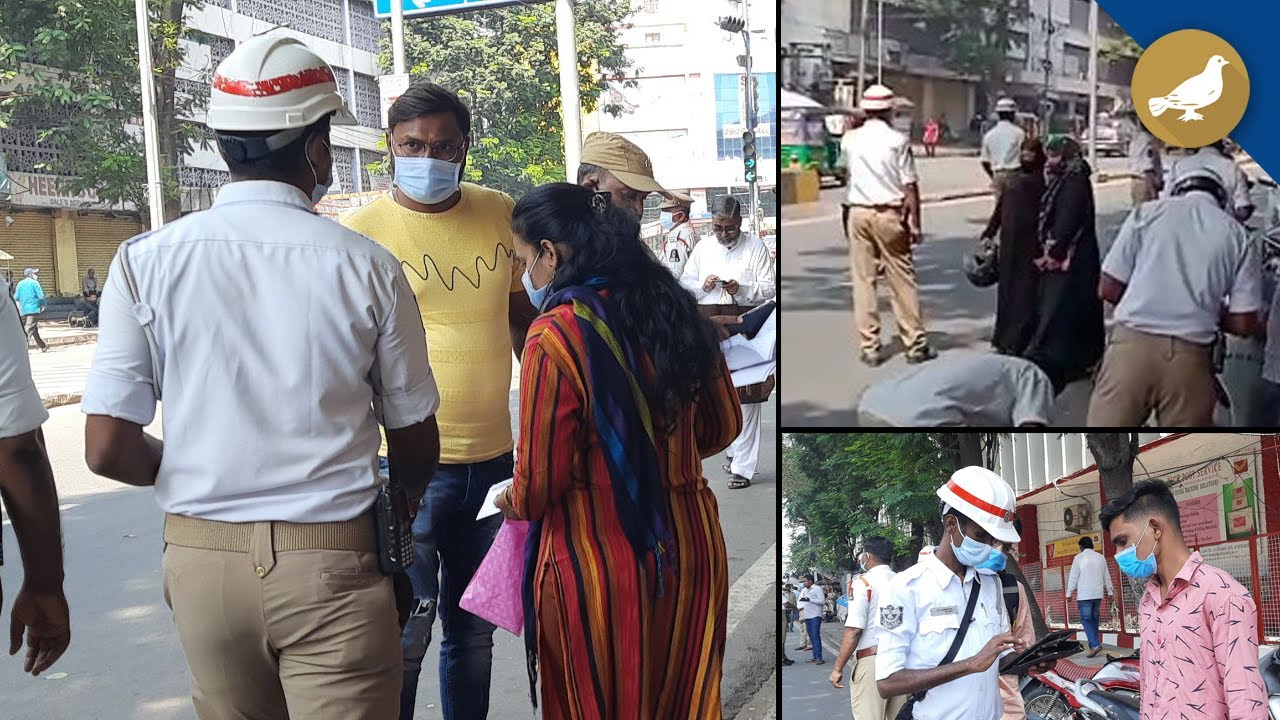 Hyderabad Traffic Police strictly implement mask, pillion rider helmet
