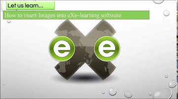 how to insert  image into eXelearning