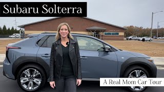 2024 Subaru Solterra  A Real Mom Car Tour