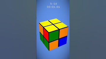 2x2 Rubiks Cube Solved in 13 Seconds Virtual Cube #rubicks #puzzle #cube #cubber #rubikscube #cubing