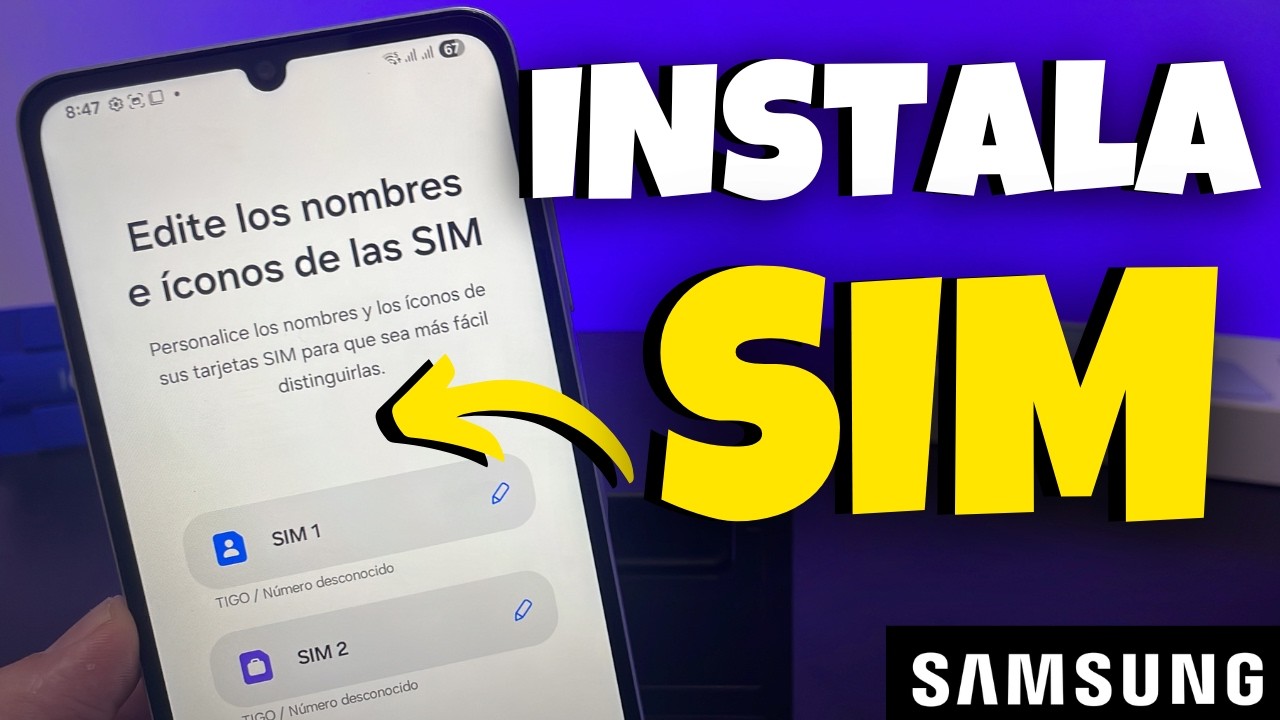 📲 Como PONER la TARJETA SIM y MicroSD en SAMSUNG A06 ✅ DUAL SIM Paso a Paso