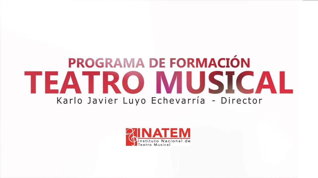 Programa de formación del Intérprete en Teatro Musical
