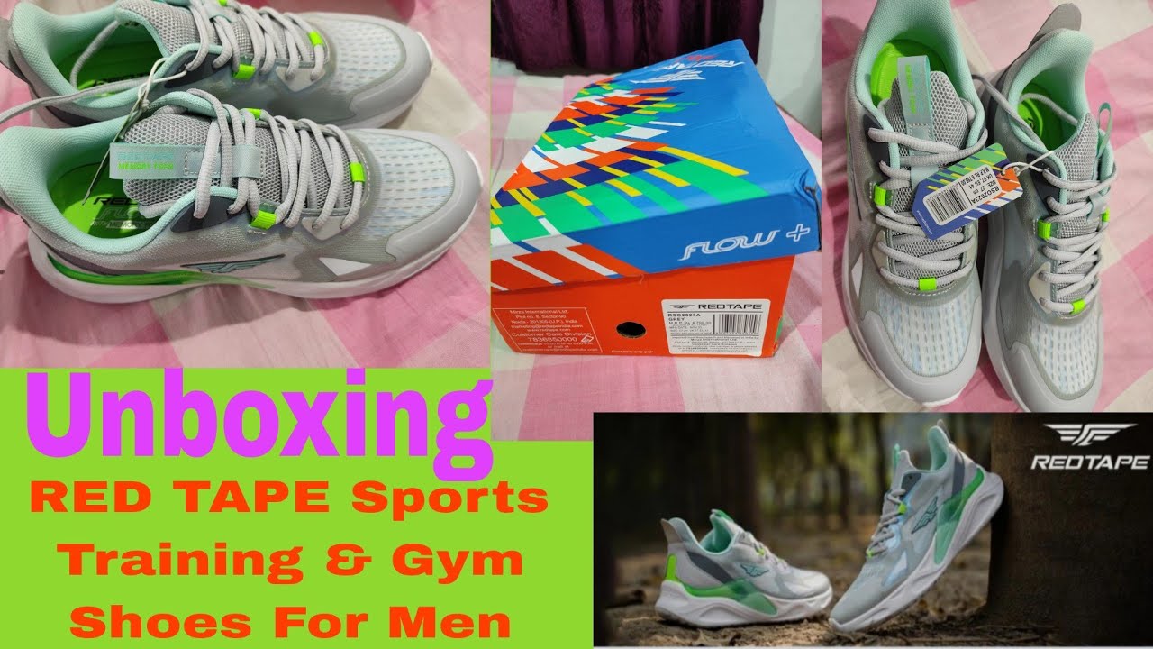 Unboxing RED TAPE Sports Training & Gym Shoes For Men YouTube