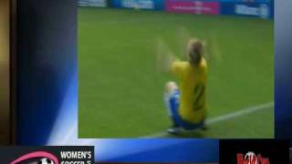 Leah Brazil Throw-In Brazil V Costa Woman's World Cup Germany 2010