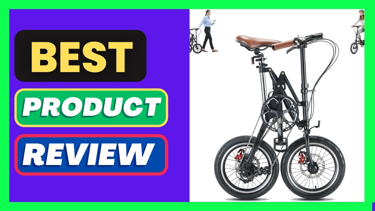CMSBIKE 16‘’ Folding Bike for Adults