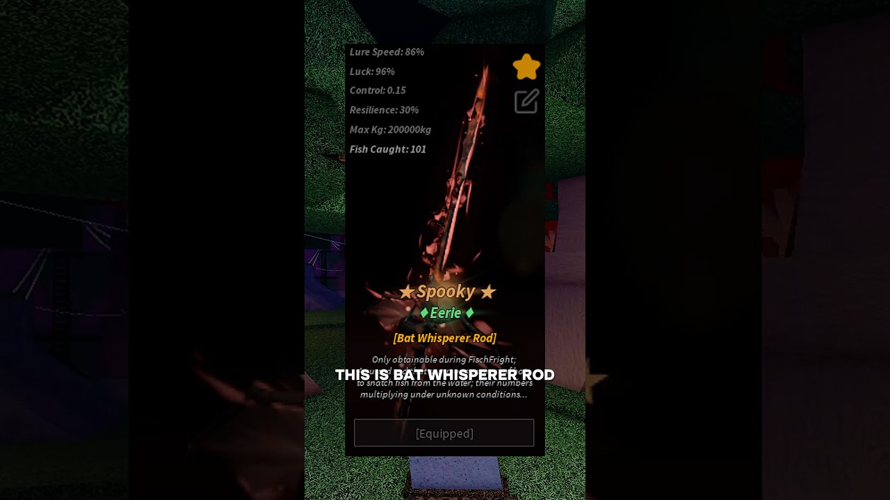 Удочка BAT WHISPERER ROD очень крутая! 🎣 🦇 