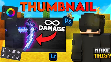 How to Make Minecraft Thumbnails like a Pro (Step by Step Tutorial video)