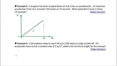 6.1 Velocity and Net Change: Example 8