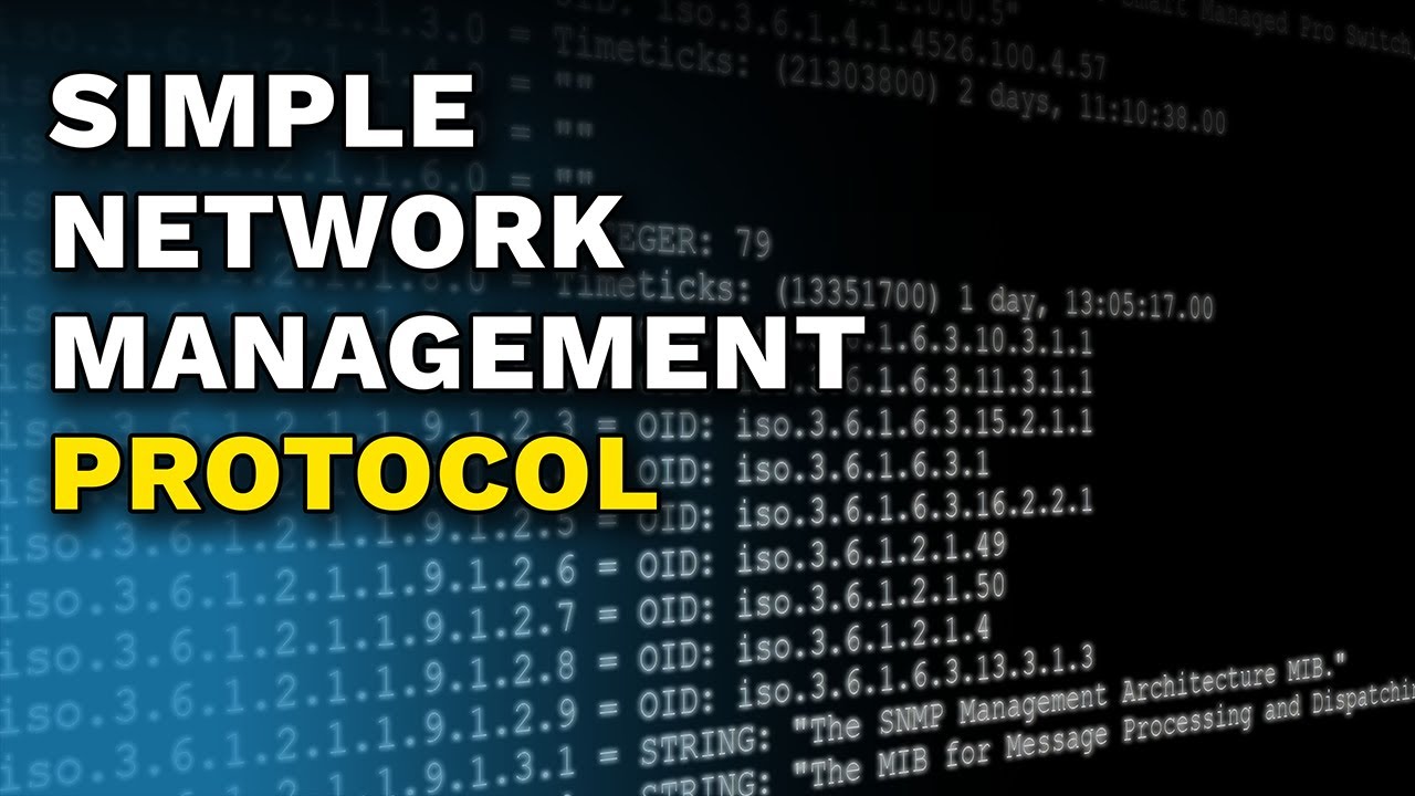 Simple Network Management Protocol (SNMP) - CompTIA A+ 220-1101 – 6.7 ...