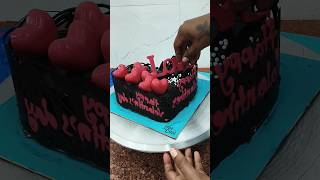 new❤️valentine Day cake special#heart chocolate cake#trending design#viral#shorts#youtubeshorts#❤️#