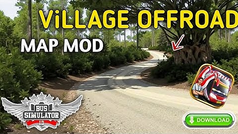 Village OFFroad Map Mod 🗾 For Bus Simulator Indonesia|| Bussid Map Mod #villagemap #bussidmapmod 🗺️
