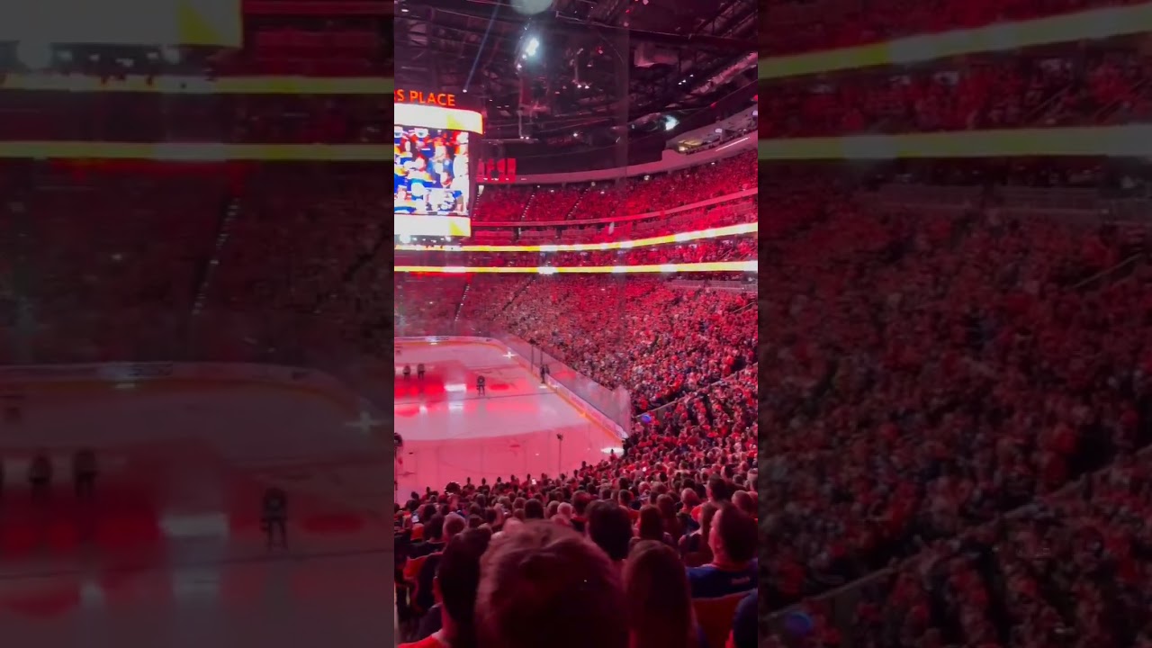 The atmosphere in Edmonton 🙌 (via NHL)