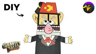 How To Make Grunkle Stan Puppet Toy Easy Paper Bag Diy Gravity Falls Craft Tutorial