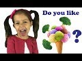 Do You Like Broccoli Ice Cream? | Nursery Rhymes &amp; Kids Songs with Valeria