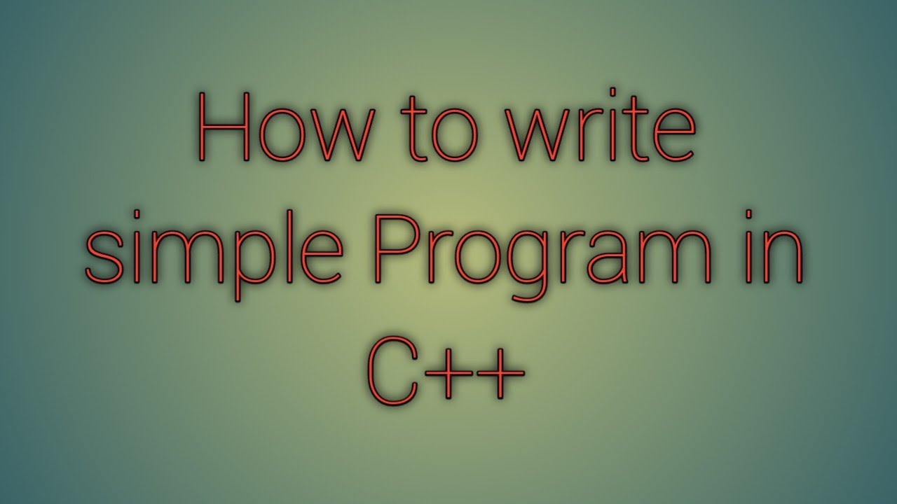How to write simple program in C++ | ASCII values of Integers - YouTube