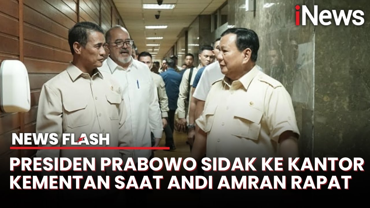 Prabowo Sidak Kementan, Ingatkan Target Swasembada: Pangan Adalah Hidup dan Mati | News Flash