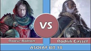 ASOIAF Battle Report 18 - Bolton (Roose) vs. Stark (Rodrik)