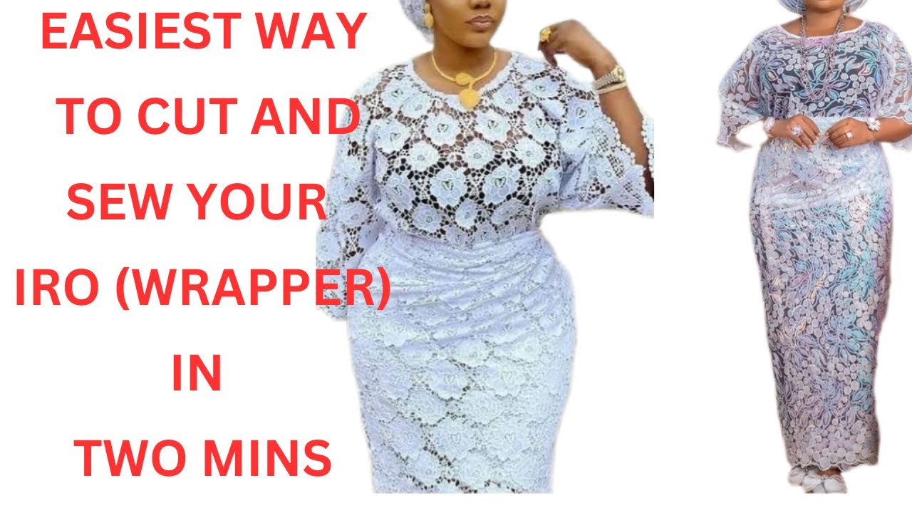 How to cut and join your Iro (wrapper) for beginners