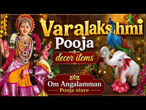 Varalakshmi Pooja decor items | Om Angalamman Pooja Store, Nanganallur 