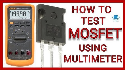 How to test MOSFET using digital multimeter #diy #electronics #multimeter